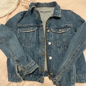 Zadig and Voltaire jean Jacket.